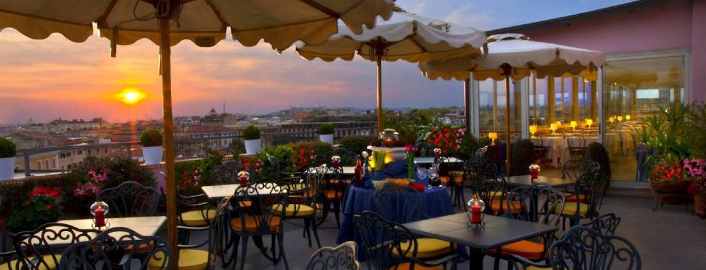 Hotel in Rom mit Dachterrasse  | Buchen Sie in Rom ein Hotel mit Dachterrasse