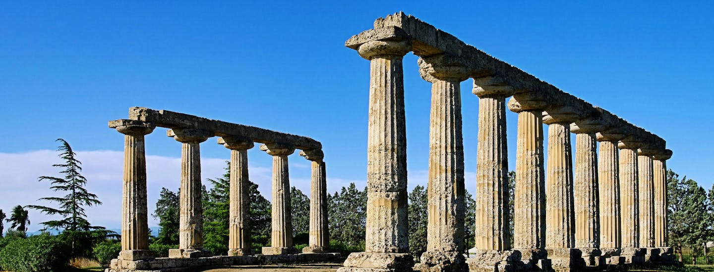 Gresk ruin metaponto Basilicata Italia