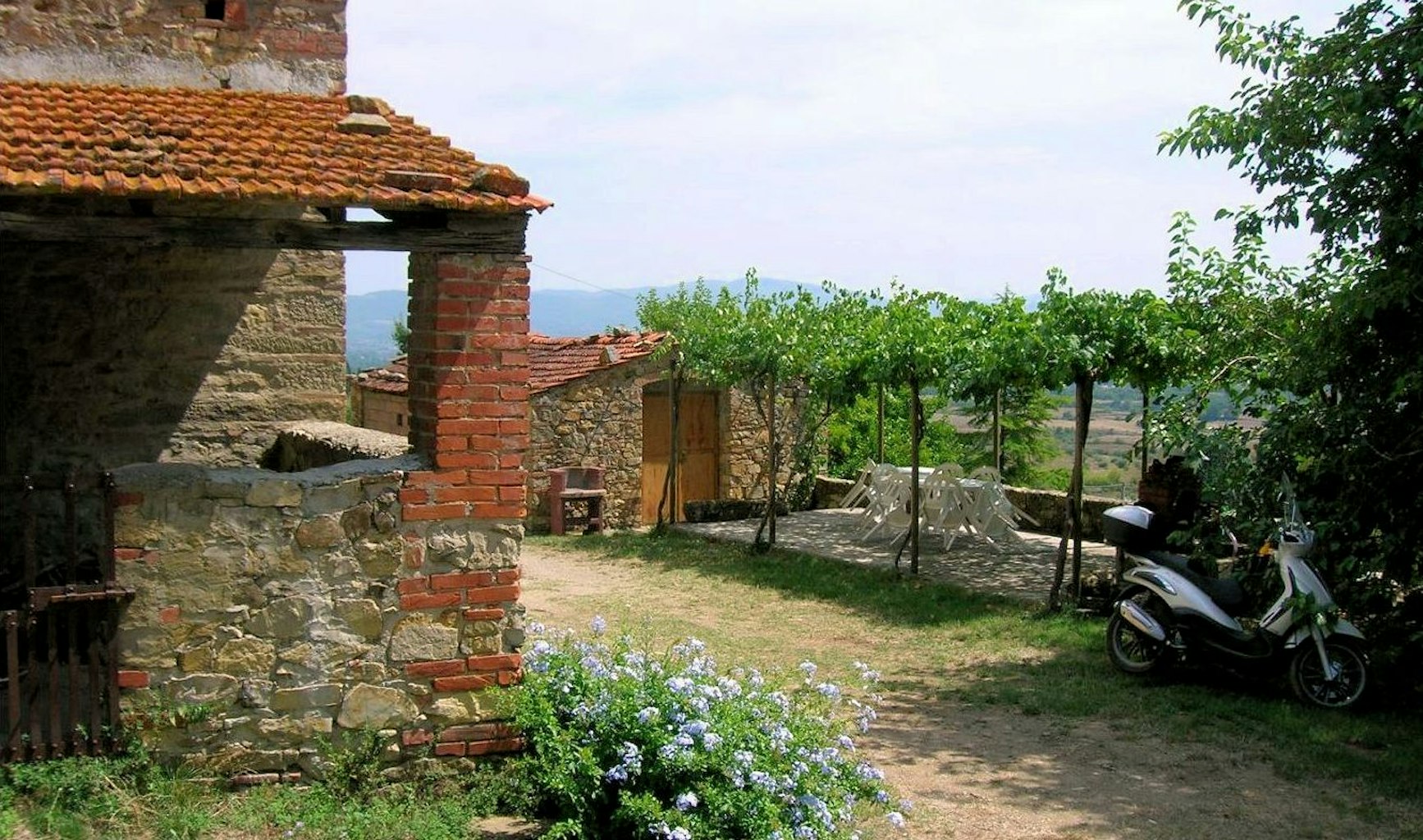 Casa Rossa Ferienhaus / Villa in Capolona in der Toskana