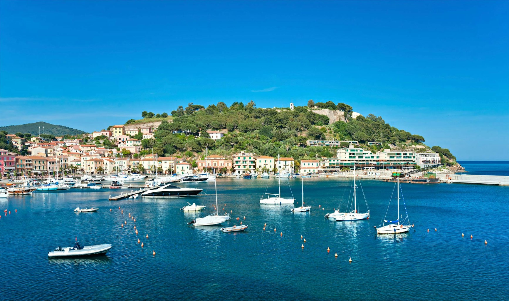 Maisons de vacances, appartements et hôtels sur L'île d'Elbe, Italie