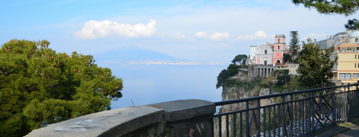 Klippa utsikt Vico Equense Campania Italien