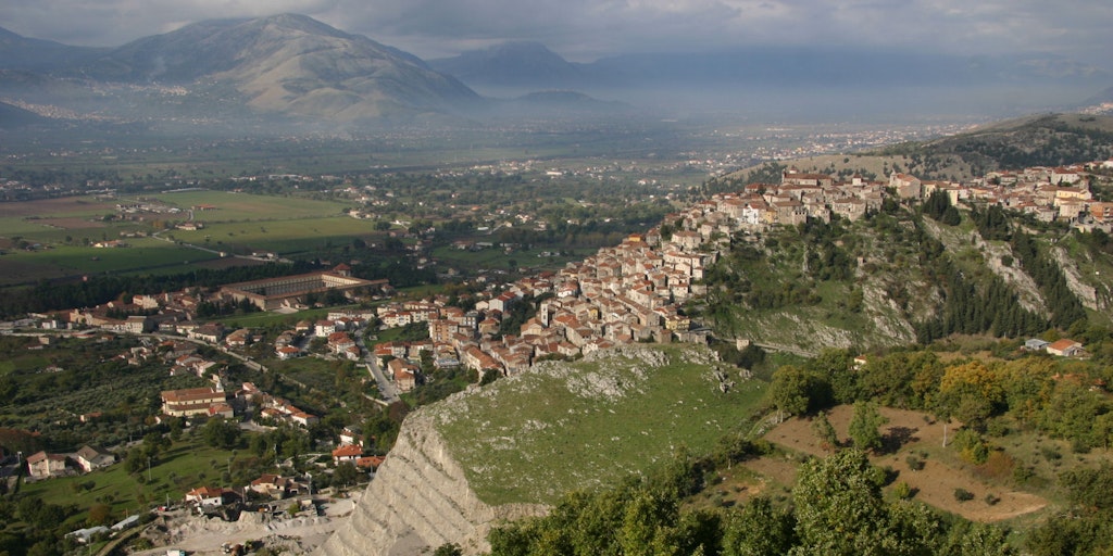 Padula seen from Cosilinum archaeological