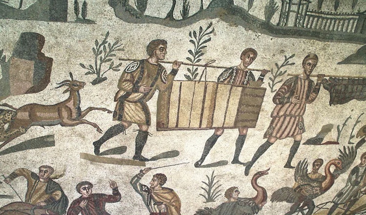 La Villa Romana Del Casale Piazza Armerina Sizilien In Italia De