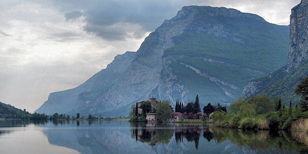 Toblino lake near Trento