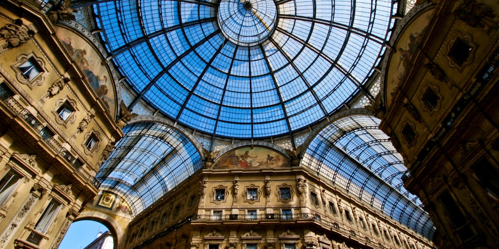 Milan's impressive gallery, Galleria Vittorio Emanuele II
