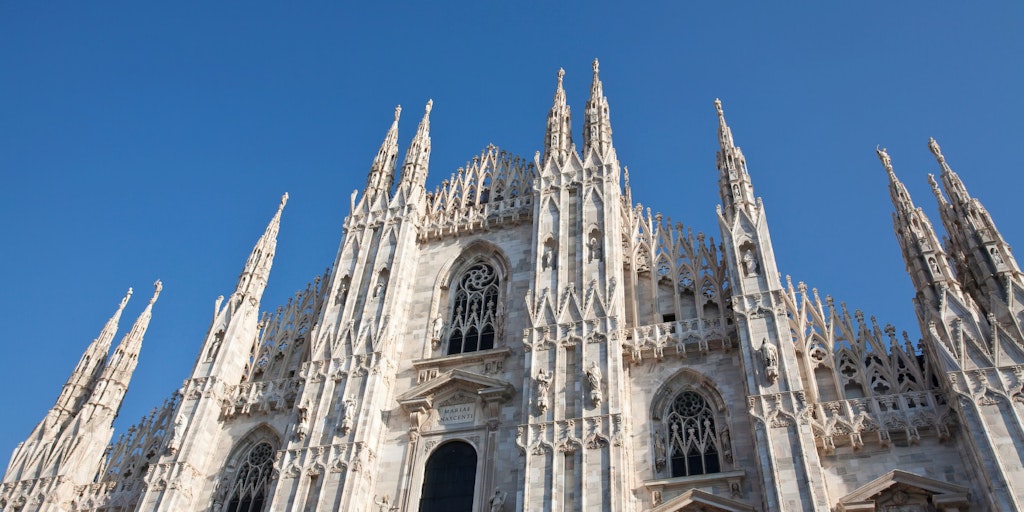 La facade de la magnifique cathédrale de Milan