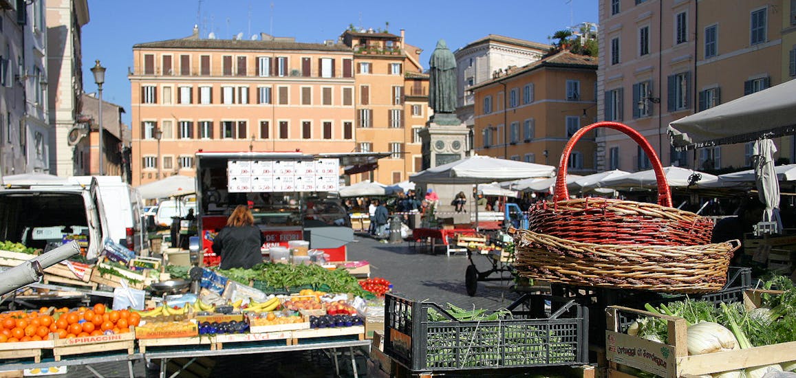 Campo de' Fiori Obst und Gemüsemarkt
