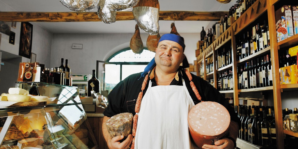 Frische und regionale Produkte können in der Toskana überall gekauft werden