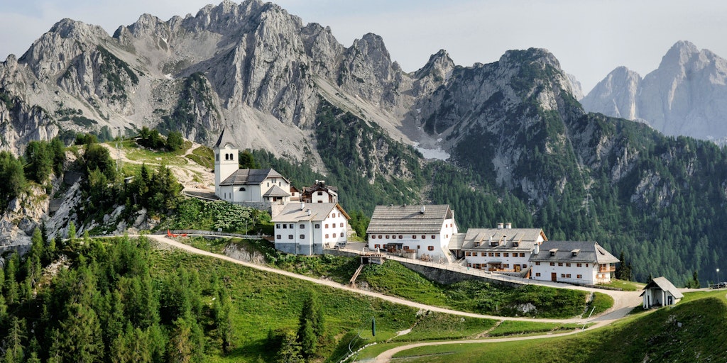 The Dolomites distinctive profile