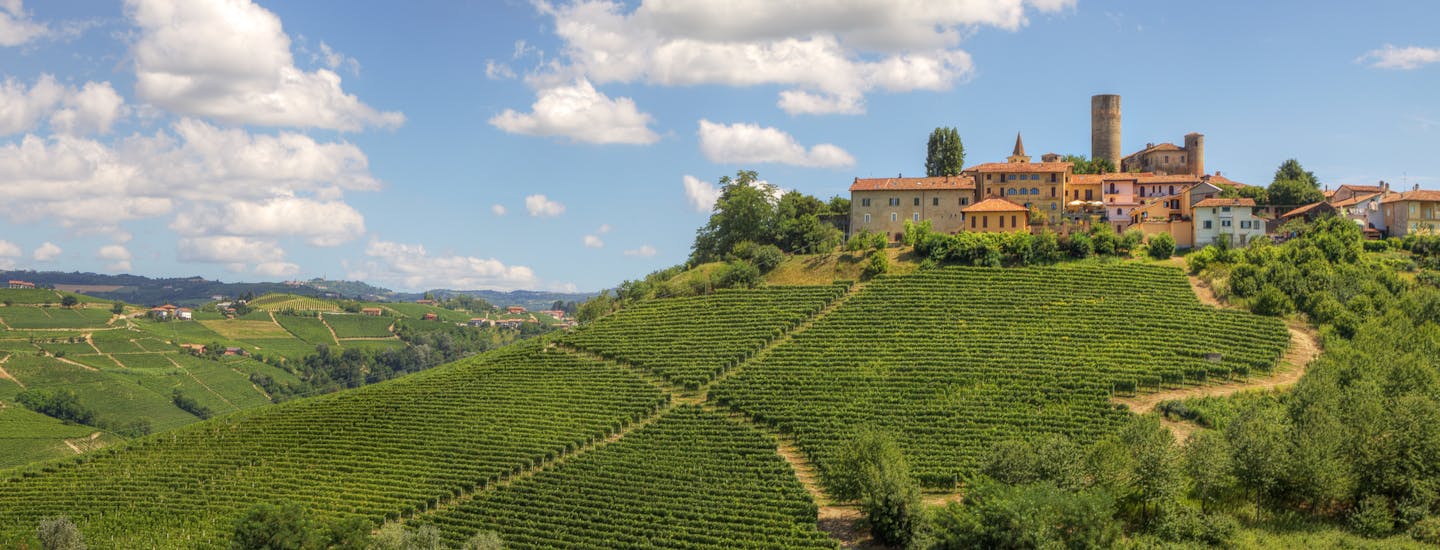 Bo i Piemontes vinlandskap | Castiglione Falletto i Langhe vindistrikt