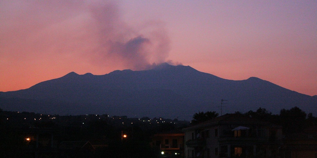 La vue sur l'Etna